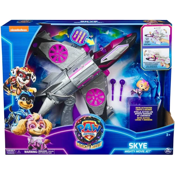 Jet de Lujo de Skye Paw Patrol The Mighty Movie