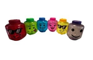 Vaso Cilindro Lego con popote