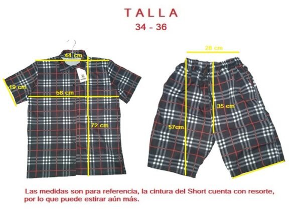 Conjunto Caballero -Camisa y Short