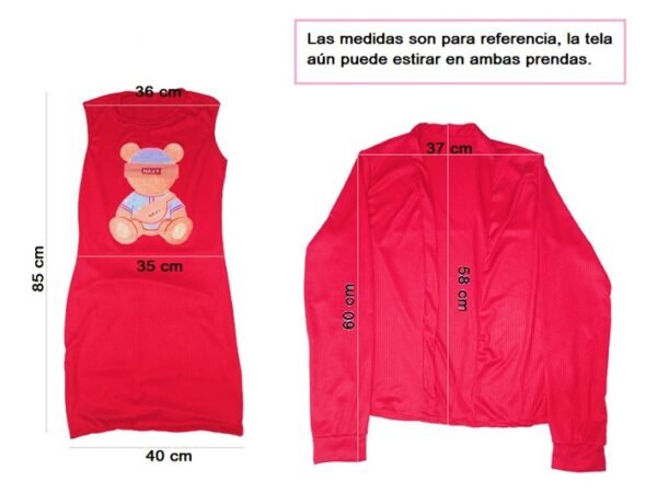 Conjunto Dama 2 piezas