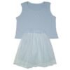 Conjunto Dama (súper fresco) Top y falda short