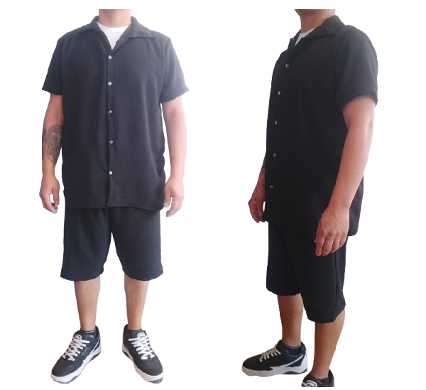 Set Caballero 3 piezas -Short, camisa y playera