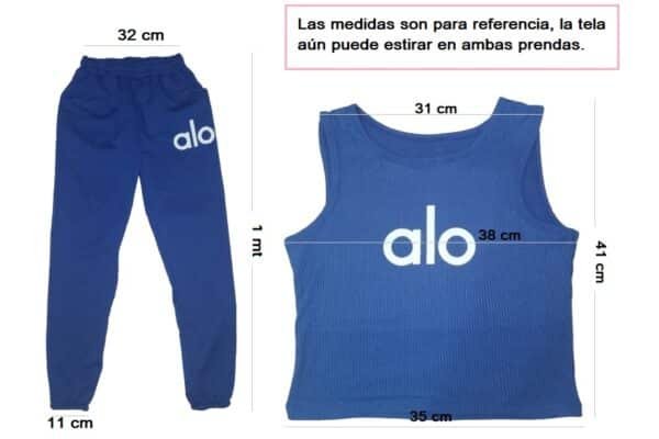 Set para Dama 3 piezas -Pants, Top y Gorra