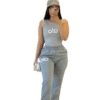 Set para Dama 3 piezas -Pants, Top y Gorra