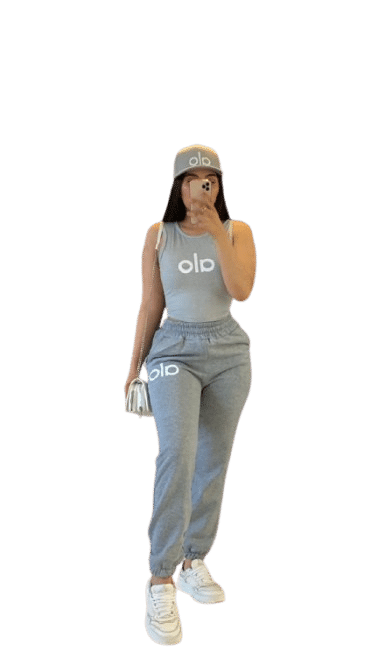 Set para Dama 3 piezas -Pants, Top y Gorra