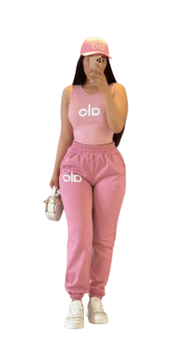 Set para Dama 3 piezas -Pants, Top y Gorra
