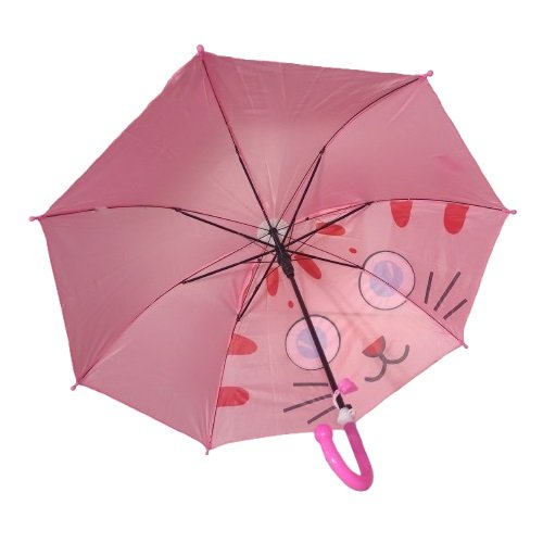 Sombrilla con orejitas - Rosa