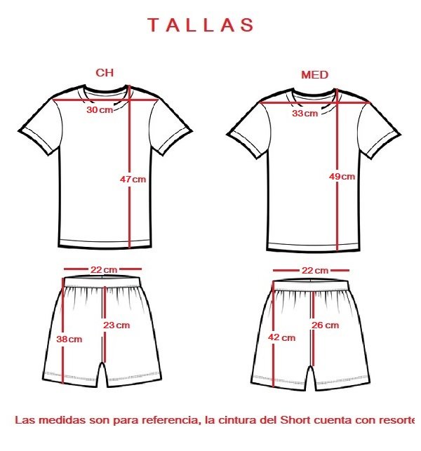 Set Niño 2 piezas -Playera y short