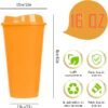 Vaso Cafetero con tapa 16 oz