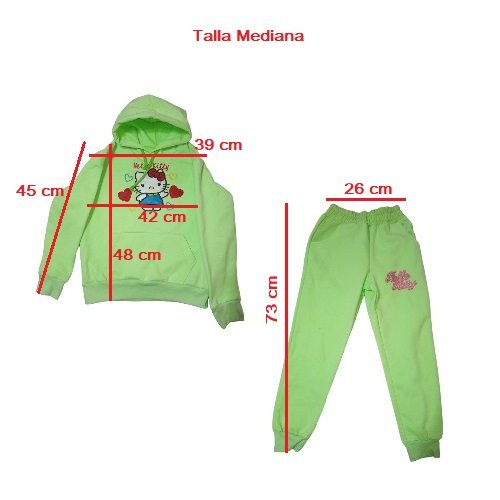 Conjunto Niña Hello Kitty - Sudadera y pantalón