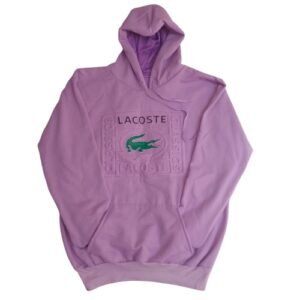 Sudadera troquelada logo Lacoste