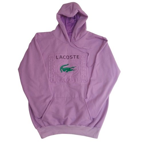Sudadera troquelada logo Lacoste