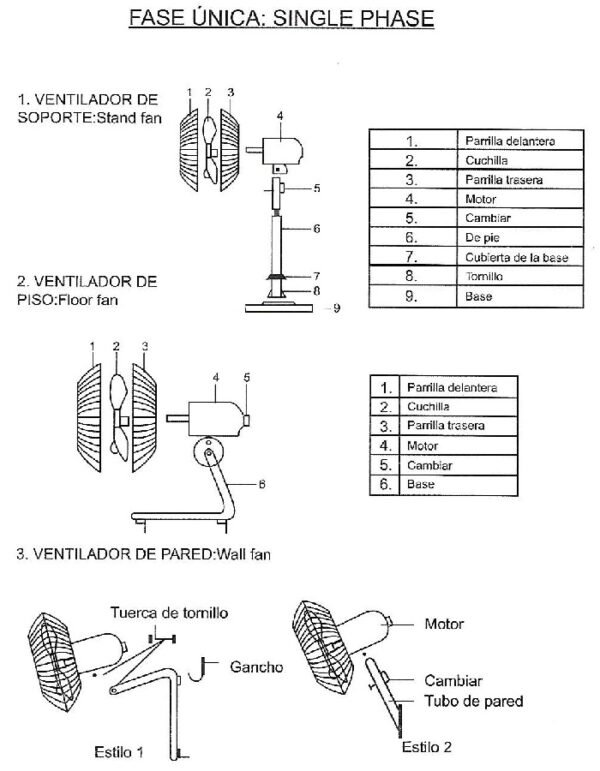 Ventilador Zalia -Potente 3 en 1