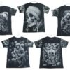 Playera Negra Estampada- Talla XL