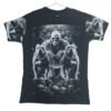 Playera Negra Estampada- Talla XL