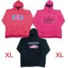 Sudadera troquelada con estampado -XL