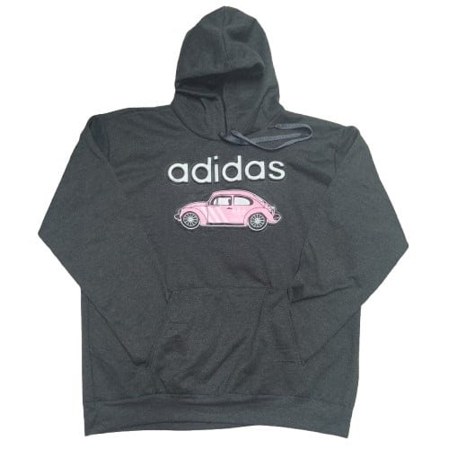 Sudadera troquelada con estampado -XL