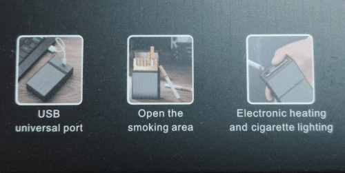 Cigarrera eléctrica - recargable