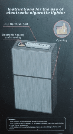 Cigarrera eléctrica - recargable