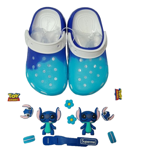 Crocs Stich con luz led para Niñ@
