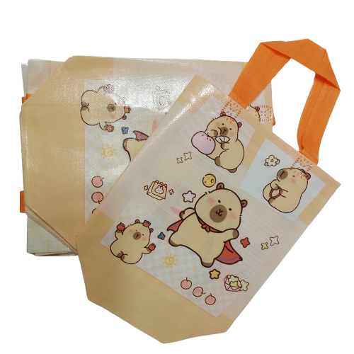 Paquete de bolsa Ecológica - Personajes - mod surtido 10 pzas