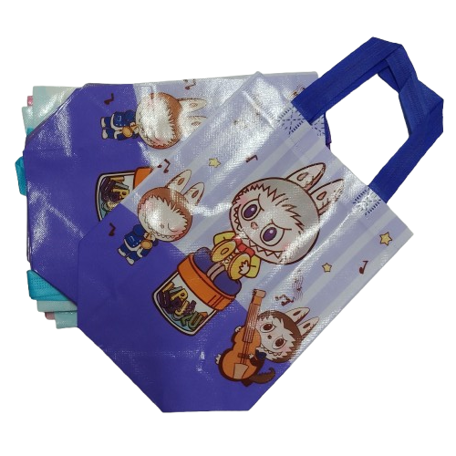 Paquete de bolsa Ecológica - Personajes - mod surtido 10 pzas