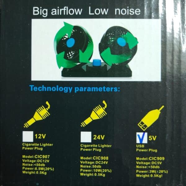 Ventilador doble para Auto