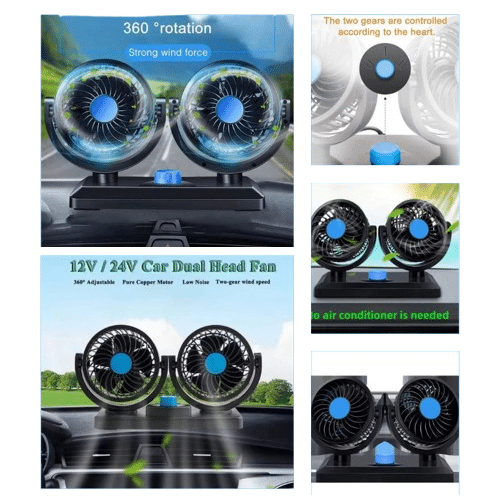Ventilador doble para Auto